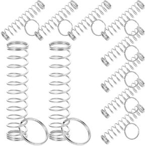 TOYANDONA Close up Classical Spring Puzzle Gimmick 10pcs Ring on Spring Trick Stage Party Gimmick Performance Prop
