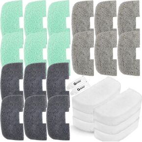28 Pcs Canister Filter Compatible with 106/107/206/207, Quick-Clear Water Polishing Pad, Ammonia/Phosphate/Nitrite Remover Pads, Silicone Lube for Replacement Filter Media Kit