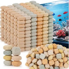 Filter Media - 300g Bio Media Brick Macaron Color Bio Ceramic Blocks for Aquarium,Fish Tank,Pond & Canister Filter,10oz