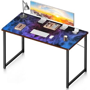 Japanese Desk Mat - 48 x 24 Inches - Sea Wave Extended Big Mouse Pad Large,XXXL Gaming Mouse Pad Desk Pad with 3mm Non-Slip Base and Stitched Edge for Home Office Work,Fantasy Artwork Style