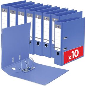 Oxford Smart Pro+ Lever Arch File A4 80 mm Polypropylene Light Blue