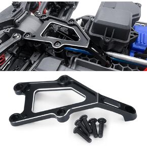 RC Crawler Car Upgraded Aluminum Alloy Chassis Brace Front Suspension Mount RC Car Upgrades Accessories Parts Compatible with 1/10 TRA-XXAS 4-TEC 2.0