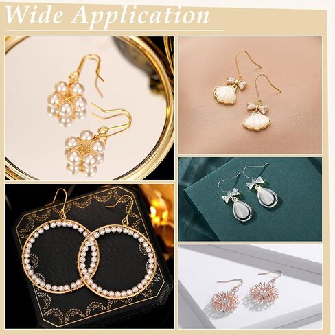 UNICRAFTALE 300Pcs Ear Wires 316L Surgical Stainless Steel Earring Hooks Metal Ear Wire with Horizontal Loop Earring Supplies for DIY Earring Jewelry Making 2mm Hole in Saudi Arabia