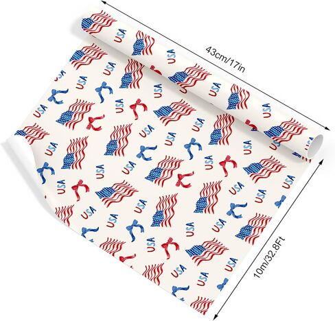 FYSUIMU Summer Wrapping Paper -Mini Roll- 17 Inch x 32.8Ft Blue White Beach Fish Gift Wrap Paper Tropical Art Paper for Luau Pool Party Baby Shower Birthday DIY Crafts in Kuwait