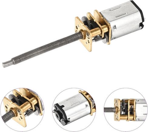 DMiotech 6V 60RPM Rated Torque 15 Output Shaft Length 55mm Micro DC Speed Reduction Motor Mini Metal Gearbox Motor for RC Car Robot Model DIY RC Toys Engine in Saudi Arabia