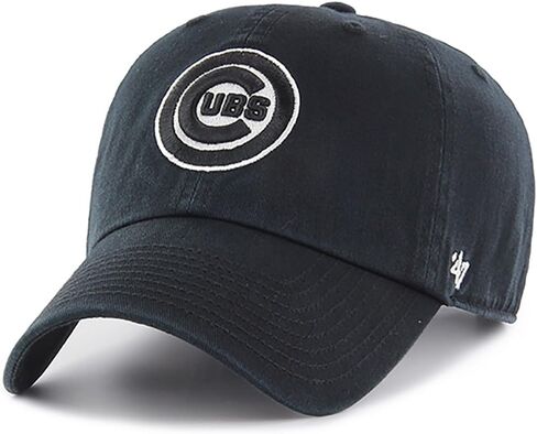 47 MLB Unisex-Adult Alternate Color Clean Up Adjustable Hat Cap - One Size (US, Alpha, One Size, Boston Red Sox Black/White Outline) in Saudi Arabia