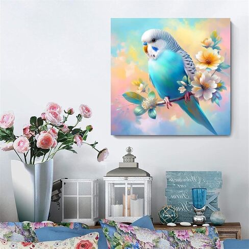 Hestarcul DIY Bird Diamond Art Kits for Adults,5D Diamond Painting Kit for Beginner,Full Round Gem Art Paint by Diamond for Home Wall Decor,Gift for Adult. in Saudi Arabia