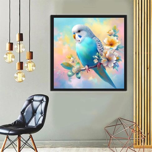 Hestarcul DIY Bird Diamond Art Kits for Adults,5D Diamond Painting Kit for Beginner,Full Round Gem Art Paint by Diamond for Home Wall Decor,Gift for Adult. in Saudi Arabia