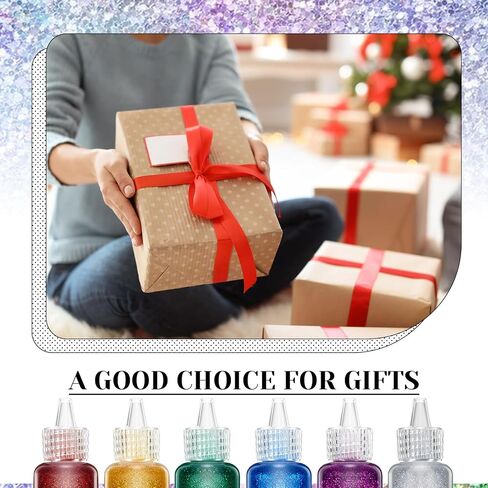 Fullhawl 6 Pack Glitter Glue Pens Bulk Glitter Bottles Set 20 Ml/0.67 oz Neon Metallic Non Toxic Rainbow Glue Stick Set for Craft Scrapbooking DIY Art Decorating Supplies (Delicate Color) in Kuwait
