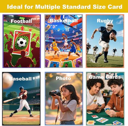Premium Card Sleeves, 150 Sleeves 2.6''x3.6''(66x91mm) Compatible with Standard Sized Trading Card, Fit for MTG PTCG Game Card, Baseball Card, Sport Card (Pink) in Saudi Arabia