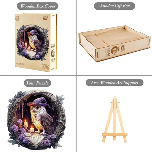 ألغاز Kaayee الخشبية للبالغين البصرية 3D حورية البحر الألغاز الخشبية للبالغين 280 قطعة هدايا للأجهزة الخشبية للبالغين والأطفال الألغاز حورية البحر (13.4 * 13.4in) in Kuwait