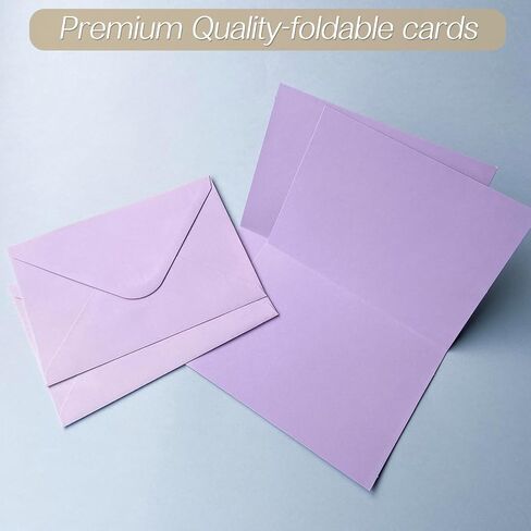 30 Pack Blank cards and envelopes,A7Self-Adhesive Envelopes with aestheticsFold Cards 5x7 for Wedding, GreetingCards, Baby Shower, Letter Mailing.(Dreamy Pastel Tones) in Saudi Arabia