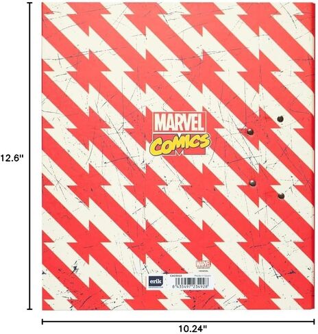 Grupo Erik Lever Arch File - Marvel Captain America | منظم الملفات 11 × 12.6 بوصة - 28 × 32 سم المجلدات للأعمال الورقية A4 ، رنين Binder A4 | هدايا Marvel ، Marvel Stationery in Saudi Arabia
