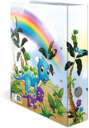 HERMA Lever Arch File Kindergarten with Dinos Motif, A4, 70 mm Spine, with Inner Print, 1 Folder in Saudi Arabia