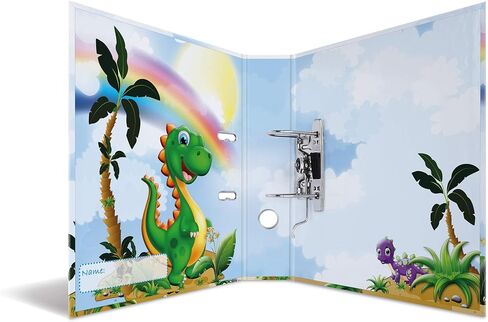 HERMA Lever Arch File Kindergarten with Dinos Motif, A4, 70 mm Spine, with Inner Print, 1 Folder in Saudi Arabia
