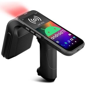 Chainway C5 Wireless Android Pistol-Grip RFID Tag Reader with 2D/1D/QR Barcode Scanner, Android 11, WiFi, Bluetooth, UHF (865MHz-928MHz EPC GEN2)
