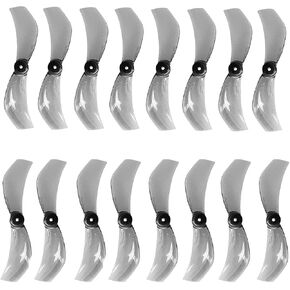 16Pcs Gemfan 40MM 1610 1mm Propeller 2-Blade Props for Mobula7 FPV Micro Racing Freestyle Tinywhoop Drone (Gray 8CW 8CCW)