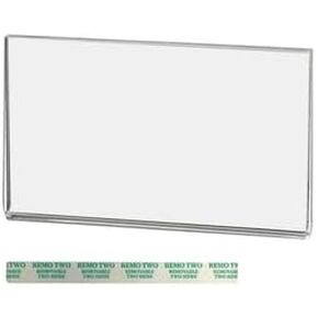 20 Pack Wall Sign Holder 3.5" x 2" with Double Sided Tape for Product Names and Price Labels in Warehouses and Retail Shops Clear Acrylic Literature Sleeve by Marketing Holders
