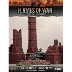 Flames of War: Battlefield in a Box: Factory Chimneys FOW BB236