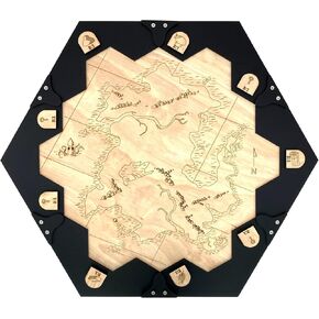 Table and Frame Compatible with Settlers of Catan~The UNEXPLORED Country