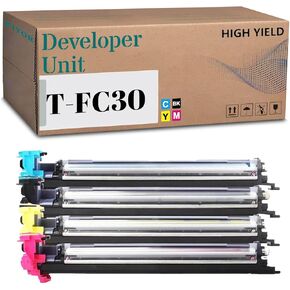 Compatible for Toshiba T-FC30 Developer Unit Replacement Work for E-Studio 2050C 2051C 2550C 2551C Printer (1Yellow)