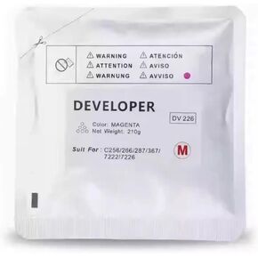 210g Compatible Developer Powder for Models C256 C287 C367 C266 C7222 C7226 DV226 DV 226(1PCS DV226-BK)