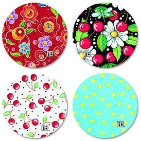 Birthday Seals by Mary Engelbreit (4 Designs), 1 1/2" Diameter; 24 Envelope Seals