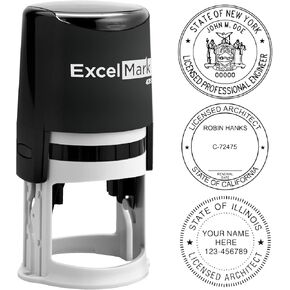 ExcelMark Self Inking Professional Stamp - Engineer / Architect