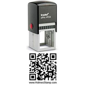 QR Code Rubber Stamp - Personalized QR Code Stamp