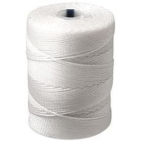 C-LON Fine Weight Bead Cord, White - 0.4mm, 136 Yard Spool