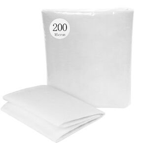 Pawfly Aquarium Polishing Filter Pad, 100 Micron Fine Water Polishing Pad for Fish Tank Filters, 36 x 24 Inch Cut-to-Fit Aquarium Filter Floss, High Density Filter Media Pad for Ponds & Sumps