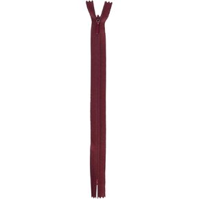 Coats Thread & Zippers F8409-039B Invisible Zipper, 7" to 9", Barberry Red