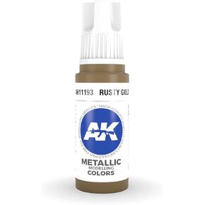 AK Interactive 3rd Gen Metallic Rusty Gold 17ml