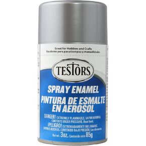 Testor'S 1246t 3 Oz Silver Metallic Spray Enamel3