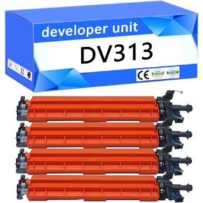 for Konica Minolta DV313 DV-313 DV313K DV313C/M/Y Developer Unit, Compatible for Bizhub C308 C368 C258 C458 C558 C658 Printers Developer Magenta