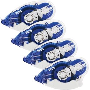 Plus Corporation Glue Tape Tg-610Bc, 72' of Adhesive, 4-Pack (60385)