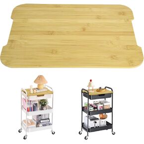 Utility Cart Cover Board, Craft Cart Cover Board for DTK Large, Wooden Cover Board for Utility Cart, Used for Car Cover Replacement and Neat Storage (S-DTK Large-Only Board)