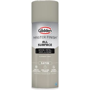 Glidden Master Finish 12 oz. Matte Black Interior/Exterior All Surface Spray Paint and Primer