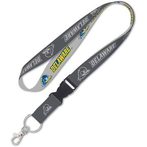 Delaware Fighin' Blue Hens Lanyard | Charcoal Style | Official Licensed Product