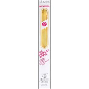 Coats Thread & Zippers All-Purpose Plastic Zipper, 9-Inch, Sun Yellow