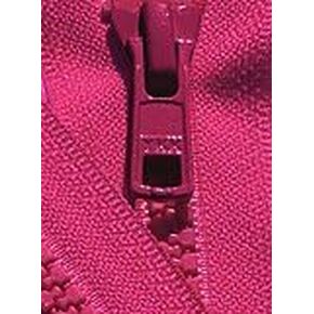 24" Vislon Zipper ~ YKK #5 Molded Plastic Sport Zipper ~ Separating - 261 Sassy Pink (1 Zipper/ Pack)