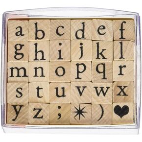 Artemio ARTA60 Stamps Set Alphabet Lower Case-1Cm
