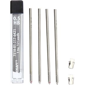 AbilityOne - Refill, Pen, B3 Aviator, Multifunction, Medium Point Black and Red Ink, 0.5mm Pencil 7510-01-565-0621