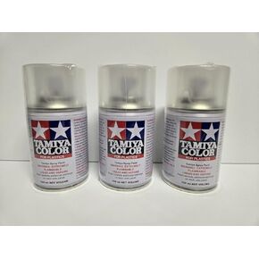 3 pack COMPATIBLE WITH TAMIYA Spray PAINT Lacquer TS-80 Flat Clear TAM85080 Lacquer ts80 INCLUDES CHICAGOLAND RC COUPON