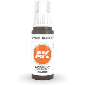 AK Interactive 3rd Gen Acrylic Black Red 17ml