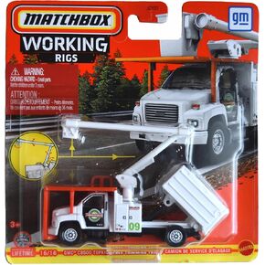 Matchbox GMC C8500 Topkick Tree Trimming Truck, Working Rigs 16/16 [White]