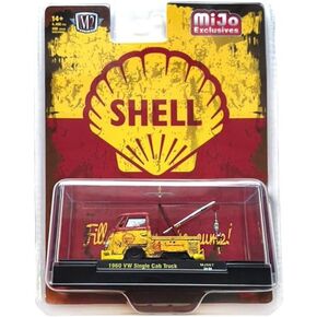 1960 Single Cab Tow Truck Yellow and Red (Weathered) Limited Edition to 4400 Pieces Worldwide 1/64 Diecast Model by M2 31500-MJS67