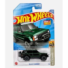 Hot Wheels 1:64 Scale Jeep Cherokee Green Baja Blazers Die-Cast Car