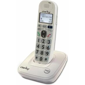 Clarity D704 40dB Ampled/Low Vision Cordless Phone مع شاشة CID