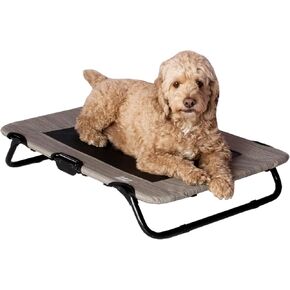 Lifestyle Pet Cot Elevated Bed, No Assembly Required, Premium Tear Resistant Cooling Mesh, Indoor & Outdoor, Lightweight & Portable, 3 Models, 2 Colors